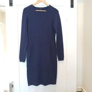 Ann Taylor Wool Sweater Dress Long Sleeve Merino Wool Blend Dress Size Small NEW